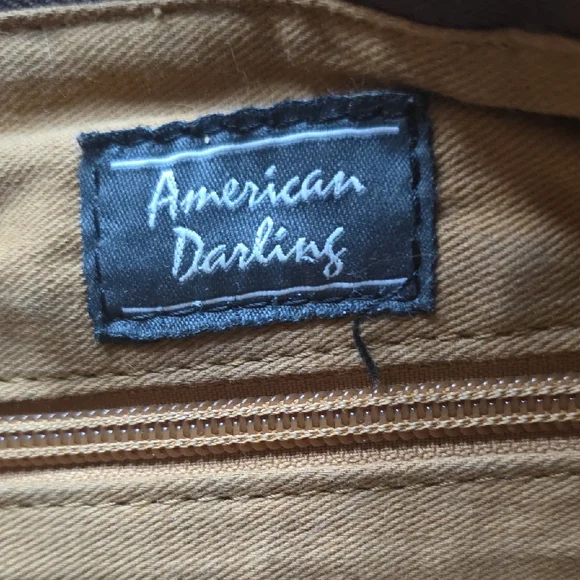 American Darling Leopard and Brown Fringe Shoulder Bag - Picture 9 of 10